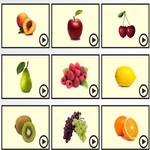 simon says fruits game