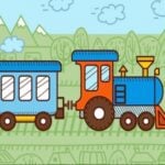 TRAIN COLORING Pages online