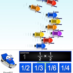 multiplying fractions game