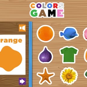 colour recognition game for kids