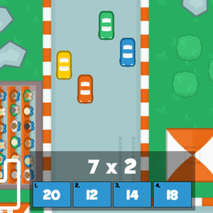 multiplication rally math game online