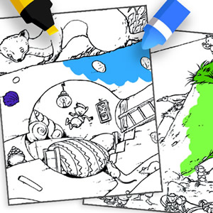 Free Printable Toca Boca Victory Coloring Page for Adults and Kids 
