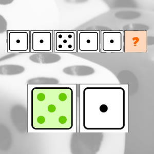 number patterns with dice dots