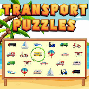 find the unique mean of transport game online