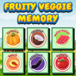 FRUITY VEGGIE MEMORY Matching Game