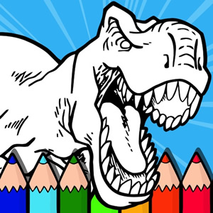 dino coloring game for kids