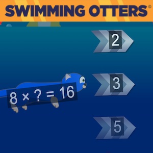 swimming otters game online