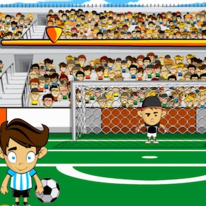 soccer game online crazy freekick