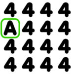 FIND THE ODD ONE: Numbers and Letters