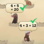 4 TIMES TABLE: Whack a Mole Game