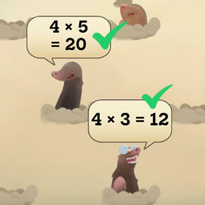 4 times table game online