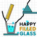 HAPPY FILLED GLASS 1