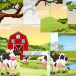 FARM ANIMALS Jigsaw for Kids