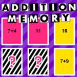 ADDITION MEMORY Game