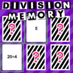 DIVISION MEMORY Game