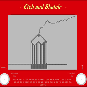 Play EtchASektch Online Free Etch and Sketch is a Drawing Game for Kids  Inspired by EtchASketch