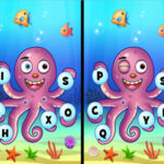 Spot the Difference Game: LETTER OCTOPUS