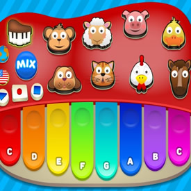 Piano Game For Kids Free Games online for kids in Nursery by